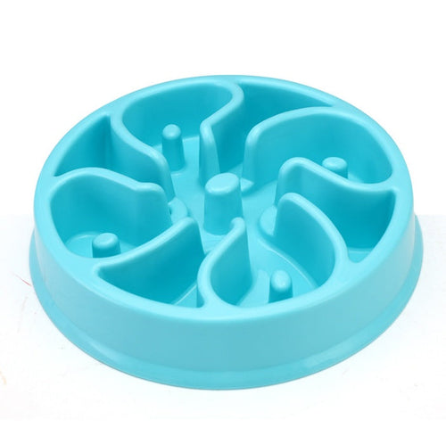 Slow Feeder Dog Bowl ā Anti-Gulping Design