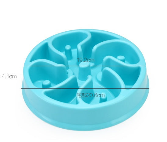 Slow Feeder Dog Bowl – Anti-Gulping Design