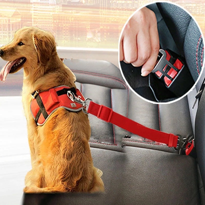 Adjustable Pet Car Seat Belt Leash