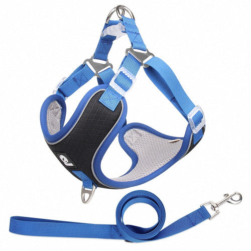 Adjustable Reflective Mesh Dog Harness – Breathable & Comfortable